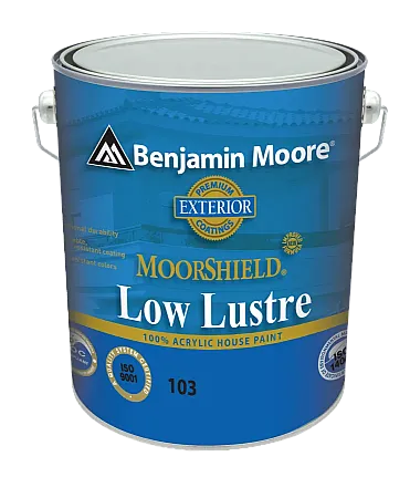 103 Moorshield 100% Ακρυλικό Σατινέ Benjamin Moore Λευκό 5Lt