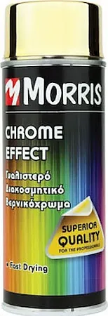 Morris Σπρέι Βαφής Chrome Effect Χρυσό 400ml