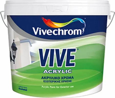 VIVE ACRYLIC ΛΕΥΚΟ 9Lt