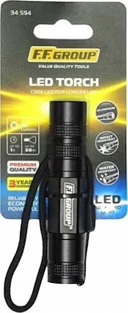 F.F. Group Φακός Μπαταρίας Led 50lm 34594