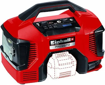 EINHELL Αεροσυμπιεστής Υβριδικός Pressito 160PSI Solo Επαναφορτιζόμενος 220V 4020460