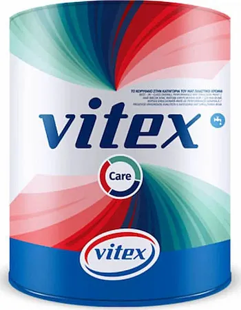 VITEX CARE Ματ Πλαστικό Χρώμα για Εσωτερική Χρήση 3Lt