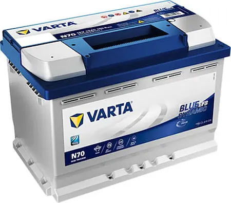 Varta Μπαταρία Αυτοκινήτου Blue Dynamic EFB N70  Start Stop 70AH 760A