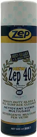 ZEP 40 New Aero Αφρώδες Καθαριστικό για Γυαλί και όλες τις Επιφάνειες 600ml
