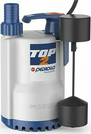 PEDROLLO Top 2 GM Υποβρύχια Αντλία Λυμάτων Μονοφασική με Μαγνητικό Κάθετο Φλοτέρ Στάθμης 0,5Hp