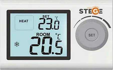 STEGE SG100 Ηλεκτρονικός Θερμοστάτης Χώρου Ψύξης-Θέρμανσης