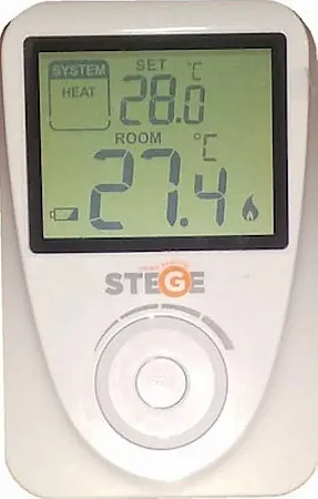 STEGE SG100 VER Κάθετος Ηλεκτρονικός Θερμοστάτης Χώρου Ψύξης-Θέρμανσης