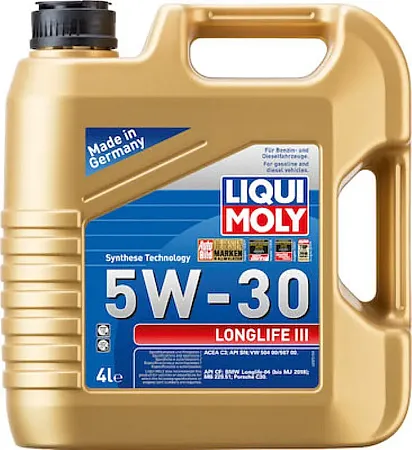 LIQUI MOLY 20821 Συνθετικό Λάδι Αυτοκινήτου Longlife III 5W-30 4lt