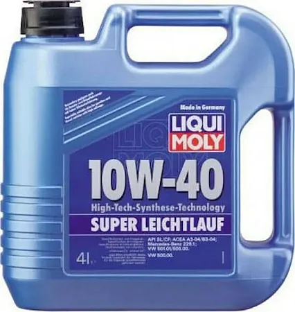 LIQUI MOLY 9504 Συνθετικό Λάδι Αυτοκινήτου Super Leichtlauf 10W-40 B4 4lt