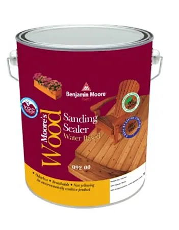 092 Benjamin Moore Moorwood Sanding Sealer Αστάρι Ξύλου Νερού Άχρωμο 2,25Lt