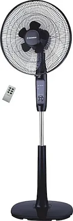 MORRIS MFS-16216 Ανεμιστήρας Ορθοστάτης 60W Διαμέτρου 40cm Μαύρος με Τηλεχειριστήριο